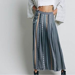 Free People Kantha Maxi Shirt
